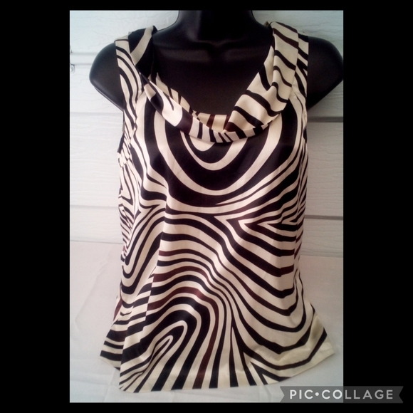 Tiger silk blouse - Picture 1 of 7